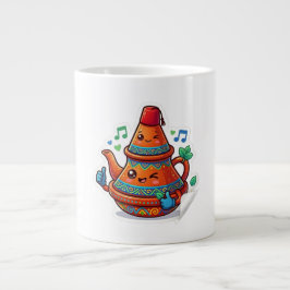 Caneca De Café Grande Bule Chaleira Marroquina Kawaii - Cute Berred Stic