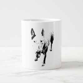 Caneca De Café Grande Bull Terrier Mug – Gritty Ink Style