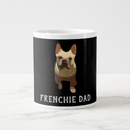 Caneca De Café Grande Bulldog Francês, Pai do Frenchie