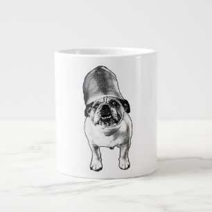Caneca De Café Grande Bulldog Starlight Gaze