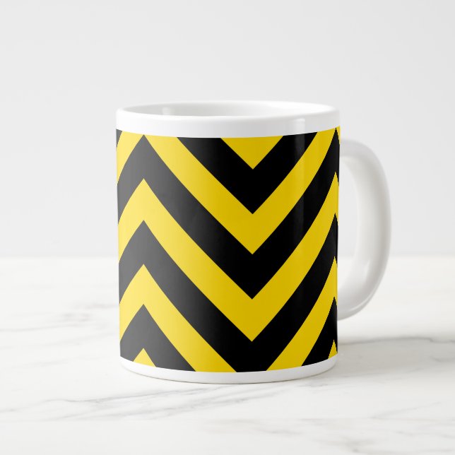 Caneca De Café Grande Bumble de Tráfego Rodoviário Rodoviário em Estrada (Frente Esquerda)