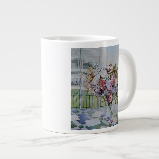 Caneca De Café Grande Buquê (Frente Esquerda)