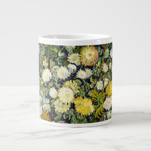 Caneca De Café Grande Buquê de Flores em Vaso por Vincent Van Gogh