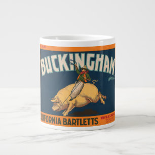 Caneca De Café Grande Busckingham California Bartletts Vintage Crate Lab