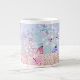 Caneca De Café Grande Butterfly