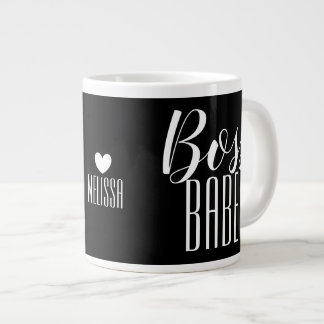 Caneca De Café Grande Cabeça de Mug Babe Nome Personalizado Coração Pret