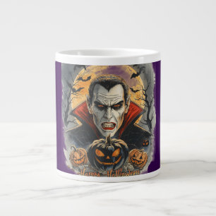 Caneca De Café Grande Caçadores de Vampiros Sedentos de Sangue Sob a Lua