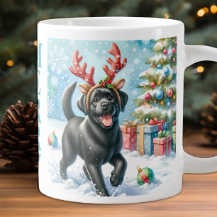 Caneca De Café Grande Cachorro Cachorro Cachorro Labrador Natal para sem