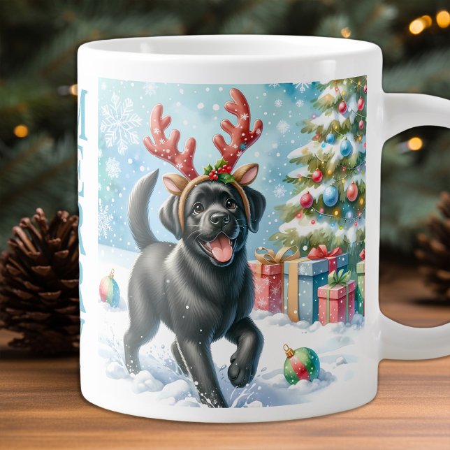 Caneca De Café Grande Cachorro Cachorro Cachorro Labrador Natal para sem (Criador carregado)