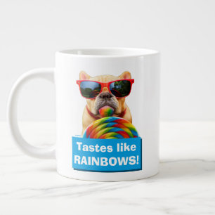Caneca De Café Grande Cachorro Com Lollipop Grande