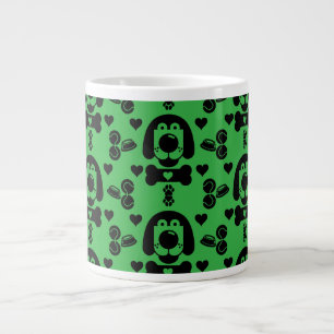 Caneca De Café Grande Cachorro Considerado Padrão