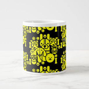 Caneca De Café Grande Cachorro Considerado Padrão