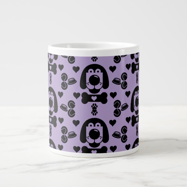 Caneca De Café Grande Cachorro Considerado Padrão (Frente)