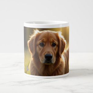 Caneca De Café Grande Cachorro do ouro