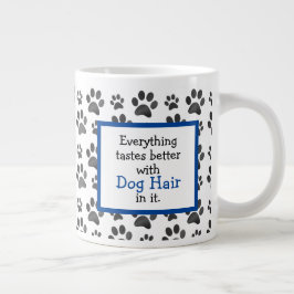 Caneca De Café Grande Cachorro Engraçado Cachorro| Pata de cão