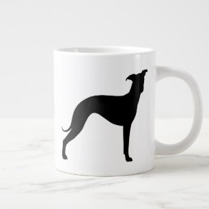Caneca De Café Grande Cachorro Italiano Silhouettes Iggies
