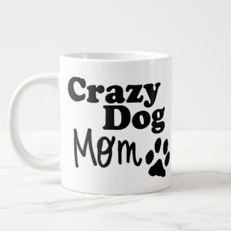 Caneca De Café Grande Cachorro Louco Mãe Café Tea Mug Dog Dava Presente