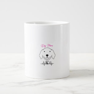 Caneca De Café Grande Cachorro Mãe AF - Orgulhoso Pet Parent T-Shirt