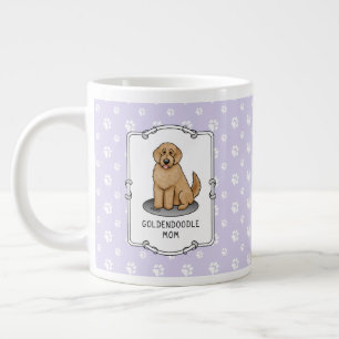 Caneca De Café Grande Cachorro Mãe Doodle Mãe (ouro vermelha) Cachorro M