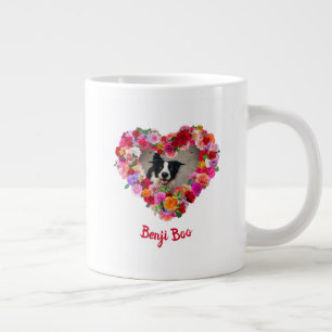 Caneca De Café Grande Cachorro Personalizado / Cachorro Pet FotoRosa