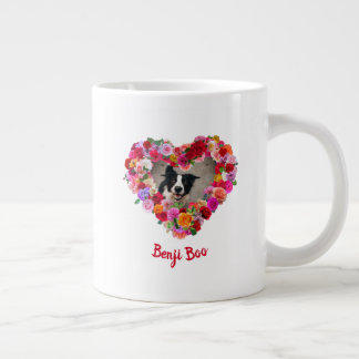 Caneca De Café Grande Cachorro Personalizado / Cachorro Pet FotoRosa