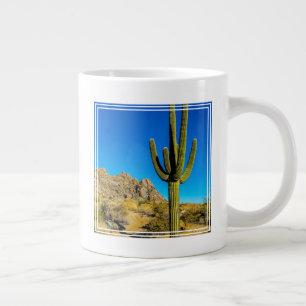 Caneca De Café Grande Cactus em pé