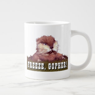 Caneca De Café Grande Caddyshack Congelar, Gopher!