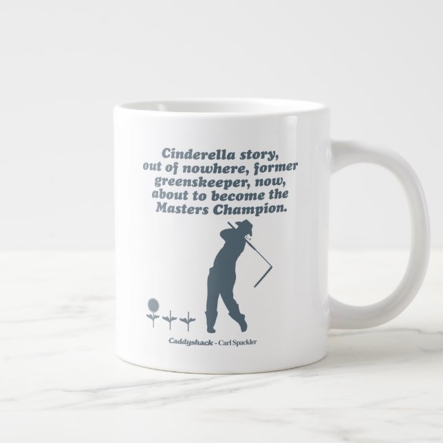 Caneca De Café Grande Caddyshack | História Cindrella (Direita)