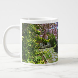 Caneca De Café Grande Cadeias de Wisteria e Rocking - Vineyard de Martha