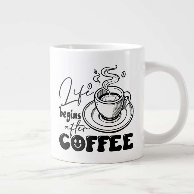 Caneca De Café Grande Café  (Direita)