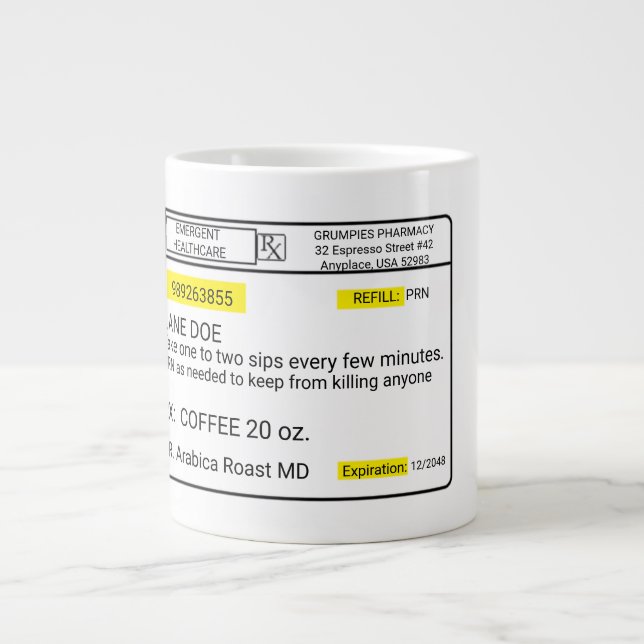 CANECA DE CAFÉ GRANDE CAFÉ (Frente)