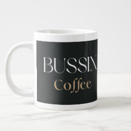 Caneca De Café Grande Café Bussin, Presente Engraçado para Amantes de Ca