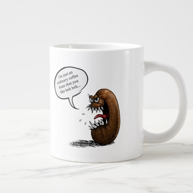 Caneca De Café Grande Café creepy (Direita)