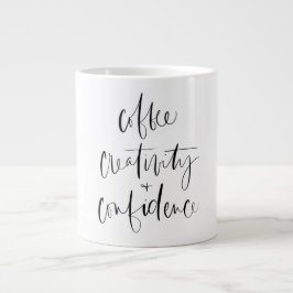 Caneca De Café Grande Café, Criatividade + Confiança