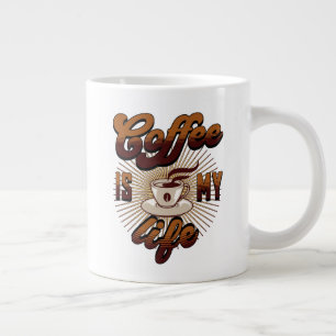 Caneca De Café Grande Café é a minha VIDA