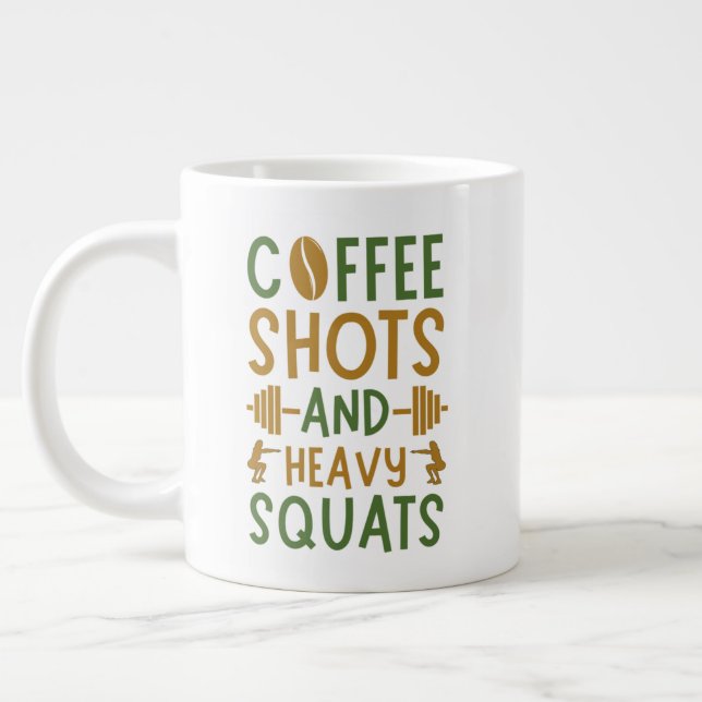 Caneca De Café Grande Café e Coffee Squats Coffee Tumg (Esquerda)