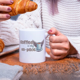 Caneca De Café Grande Café é meu copiloto