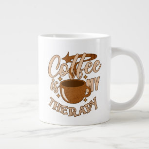 Caneca De Café Grande Café é minha Terapia