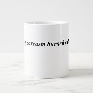 Caneca De Café Grande Café Engraçado Mug - Citação Sarcástica para Manhã