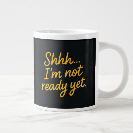 Caneca De Café Grande Café Engraçado Mug-First Eu Bebo Café
