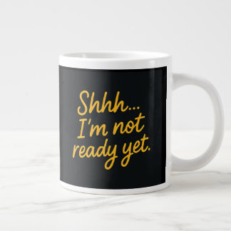 Caneca De Café Grande Café Engraçado Mug-First Eu Bebo Café