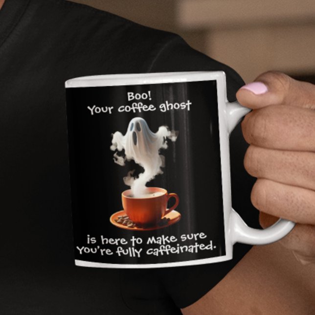 Caneca De Café Grande Café Fantasma (Criador carregado)