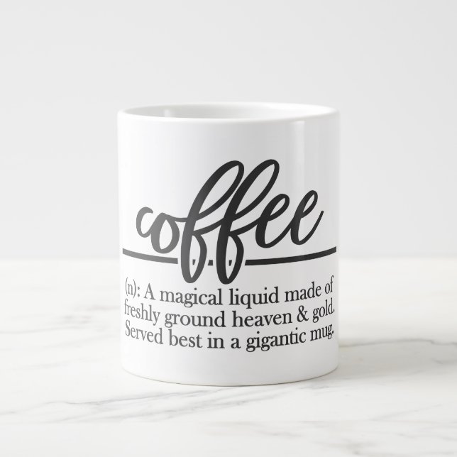 Caneca De Café Grande Café - Jumbo Mug (Frente)