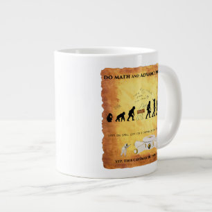 Caneca De Café Grande Café Mug Este Homem Inteligente Faz Matemática