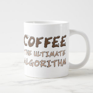 Caneca De Café Grande Café O Algoritmo Definitivo Engraçado Programador