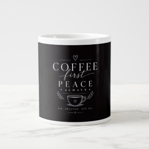 Caneca De Café Grande Café primeira paz