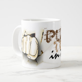 Caneca De Café Grande Café. Punch Hoje na Cara.