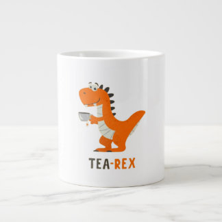 Caneca De Café Grande Café Tea-Rex