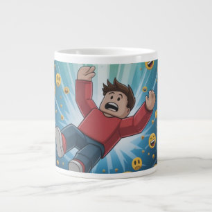 Caneca De Café Grande Caia na bolha 