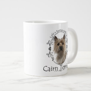 Caneca De Café Grande Cairn Terrier Jumbo Mug